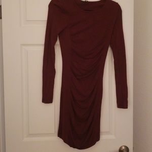 Express Burgandy dress